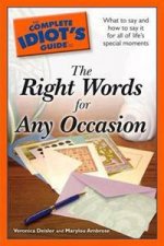 The Complete Idiots Guide To The Right Words For Any Occasion