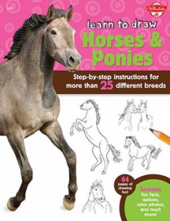 Learn To Draw Horses & Ponies by Robin Cuddy