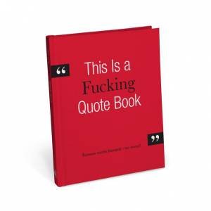 Fucking Quote Book by Various