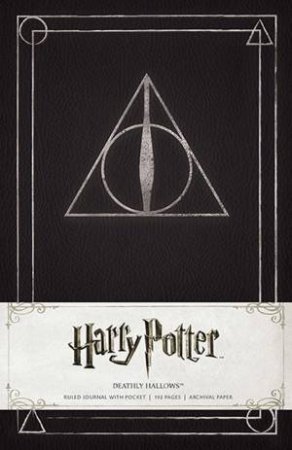 Harry Potter Deathly Hallows Hardcover Ruled Journal by Various