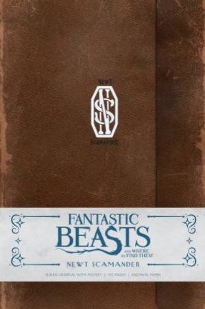 Fantastic Beasts And Where To Find Them: Newt Scamander Hardcover Ruled Journal by Various