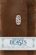 Fantastic Beasts And Where To Find Them Newt Scamander Hardcover Ruled Journal