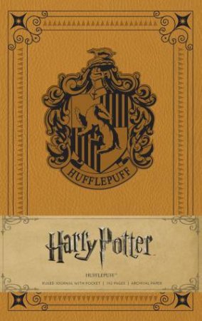 Harry Potter: Hufflepuff Hardcover Ruled Journal by Insight Editions