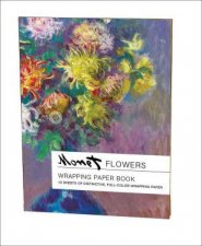 Flowers Claude Monet Wrapping Paper Book