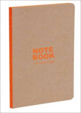 Kraft and Orange A5 Notebook Lined Paper