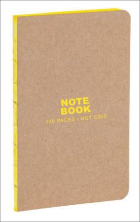 Kraft and Yellow Small Bullet Journal: Dot Grid Paper by TENEUES PUBLISHING
