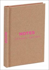 Kraft and Pink Mini Notebook Dot Grid Paper
