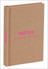Kraft and Pink Mini Notebook Dot Grid Paper