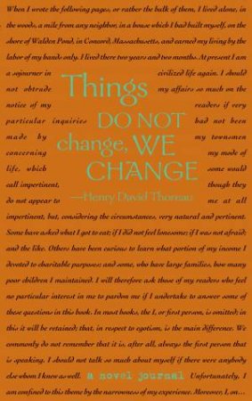 A Novel Journal: Walden (Compact) by Henry David Thoreau