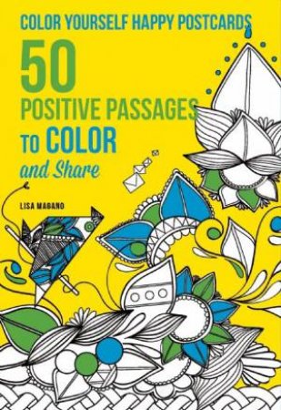 Color Yourself Happy Postcards by Lisa Magano