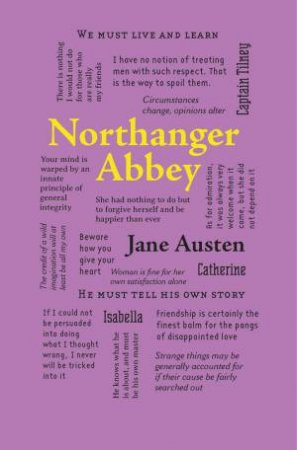 Word Cloud Classics: Northanger Abbey by Jane Austen