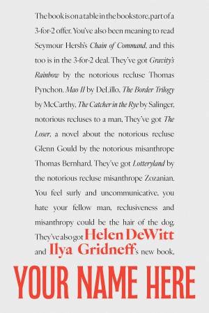 Your Name Here by Helen Dewitt & Ilya Gridneff