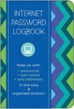 Internet Password Logbook - Pattern Edition by Editors of Rock Point