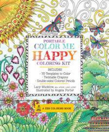 Portable Color Me Happy Coloring Kit by Lacy Mucklow & Angela Porter