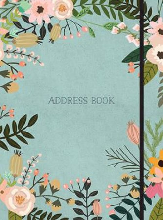 Address Book Modern Floral Large by Mia Charro