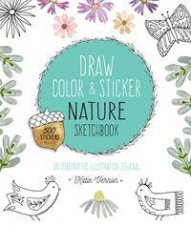 Draw Color And Sticker Nature Sketchbook