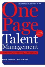 One Page Talent Management With A New Introduction
