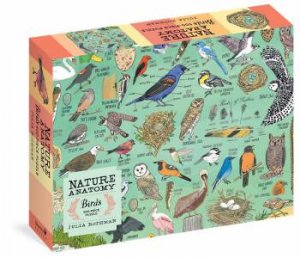 Nature Anatomy: Birds Puzzle (500 Pieces) by Julia Rothman