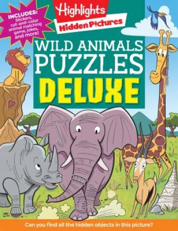 Wild Animals Puzzles Deluxe by HIGHLIGHTS