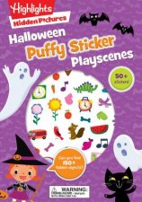 Halloween Hidden Pictures Puffy Sticker Playscenes