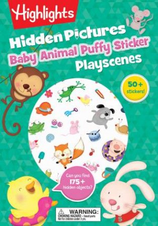Baby Animal Hidden Pictures Puffy Sticker Playscenes by Various