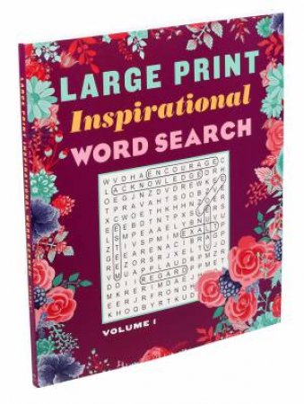 Large Print Inspirational Word Search Volume 1 by Various