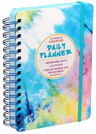 12-Month Undated Daily Planner by Various