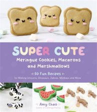 Super Cute Meringue Cookies Macarons and Marshmallows