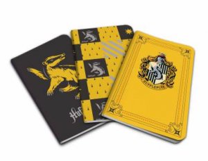 Harry Potter: Hufflepuff Pocket Notebook Collection (Set Of 3) by Various