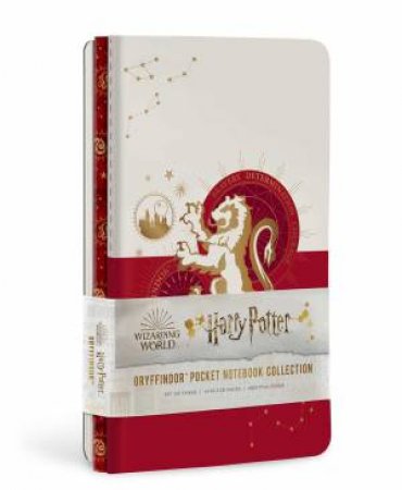 Harry Potter: Gryffindor Constellation Sewn Pocket Notebook Collection by Various