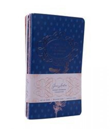 Jane Austen Sewn Pocket Notebook Collection (Set Of 3) by Various