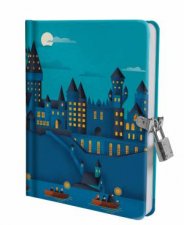 Harry Potter Hogwarts Castle At Night Lock  Key Diary