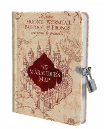 Harry Potter: Marauder's Map Lock & Key Diary by Various