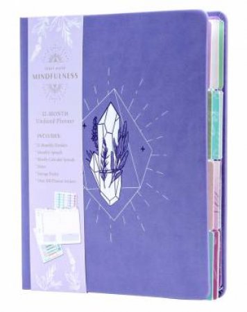 Mindfulness 12-Month Undated Planner by Various