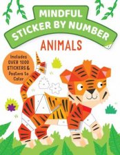 Mindful Sticker By Number Animals