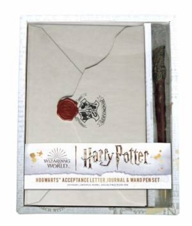 Harry Potter: Hogwarts Acceptance Letter Journal And Wand Pen Set by Insights
