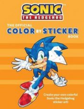 Sonic The Hedgehog The Official Color By Sticker Book 