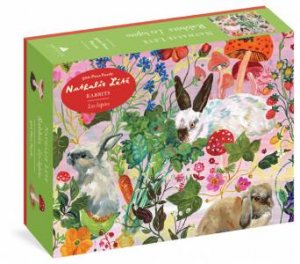 Rabbits 500-Piece Puzzle by Nathalie Lété