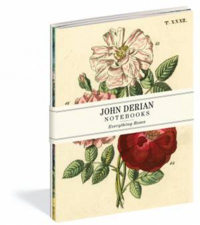 John Derian Paper Goods: Everything Roses Notebooks by John Derian