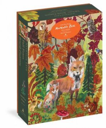 Nathalie Lété: Fall Foxes 1,000-Piece Puzzle by Nathalie Lété