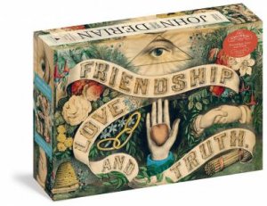 John Derian Paper Goods: Friendship, Love, And Truth 1,000-Piece Puzzle by John Derian