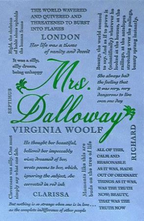 Word Cloud Classics: Mrs. Dalloway by Virginia Woolf