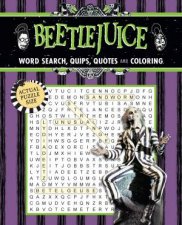 Beetlejuice Word Search Quips Quotes and Coloring
