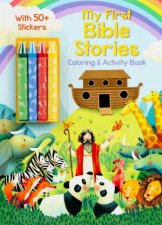 My First Bible Stories Coloring  Activity Book with 4 Crayons and 50 Stickers
