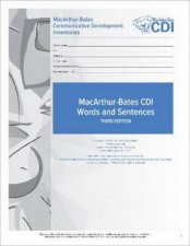 MacArthurBates Communicative Development Inventories CDIs