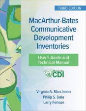 MacArthurBates Communicative Development Inventories CDIs