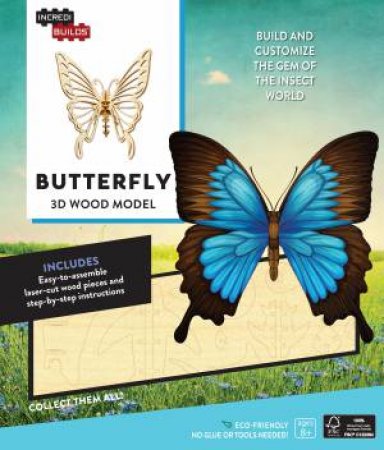 Butterfly: 3D Wood Model by Insight Editions