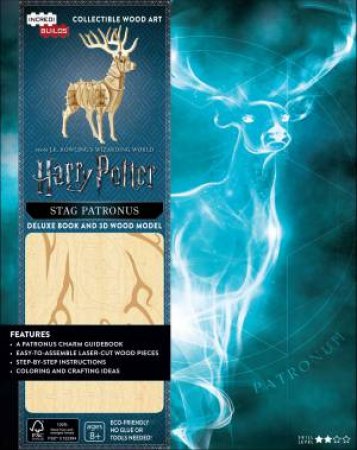 Incredibuilds: Harry Potter: Stag Patronus Deluxe Book and Model Set by Jody Revenson
