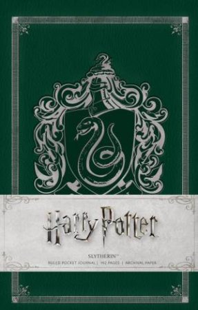 Harry Potter: Slytherin Hardcover Ruled Pocket Journal by Insight Editions