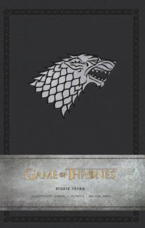 Game Of Thrones: House Stark Ruled Pocket Journal by Insight Editions